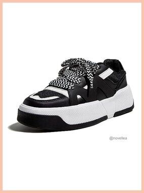 Platform Fashion Sneakers Thick Sole Comfortable Walking Shoes